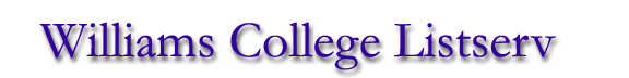 Williams College Listserv